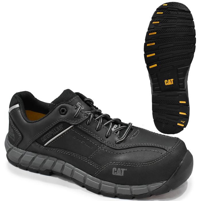 Men’s Black Oxford Safety Shoe Safety Zone