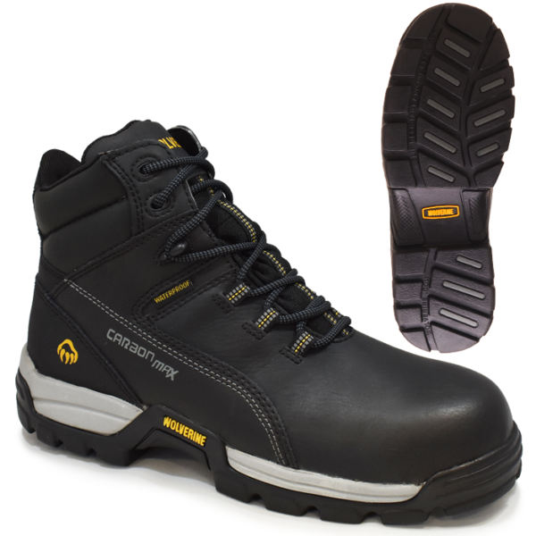 Men’s 6” Black Carbon Max Safety boot – Safety Zone