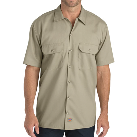 Short Sleeve Flex Twill Work Shirt – Safety Zone